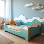 Детские кровати из модельного ряда "Морская волна"